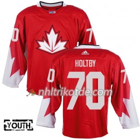 Kanada Trikot Braden Holtby 70 2016 World Cup Rot - Kinder
